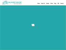 Tablet Screenshot of palmreefresort.com